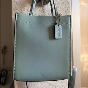 Coach Sage Green Tote Bag